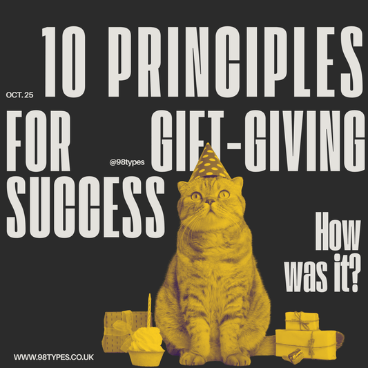10 Principles for Gift-Giving Success - 98types