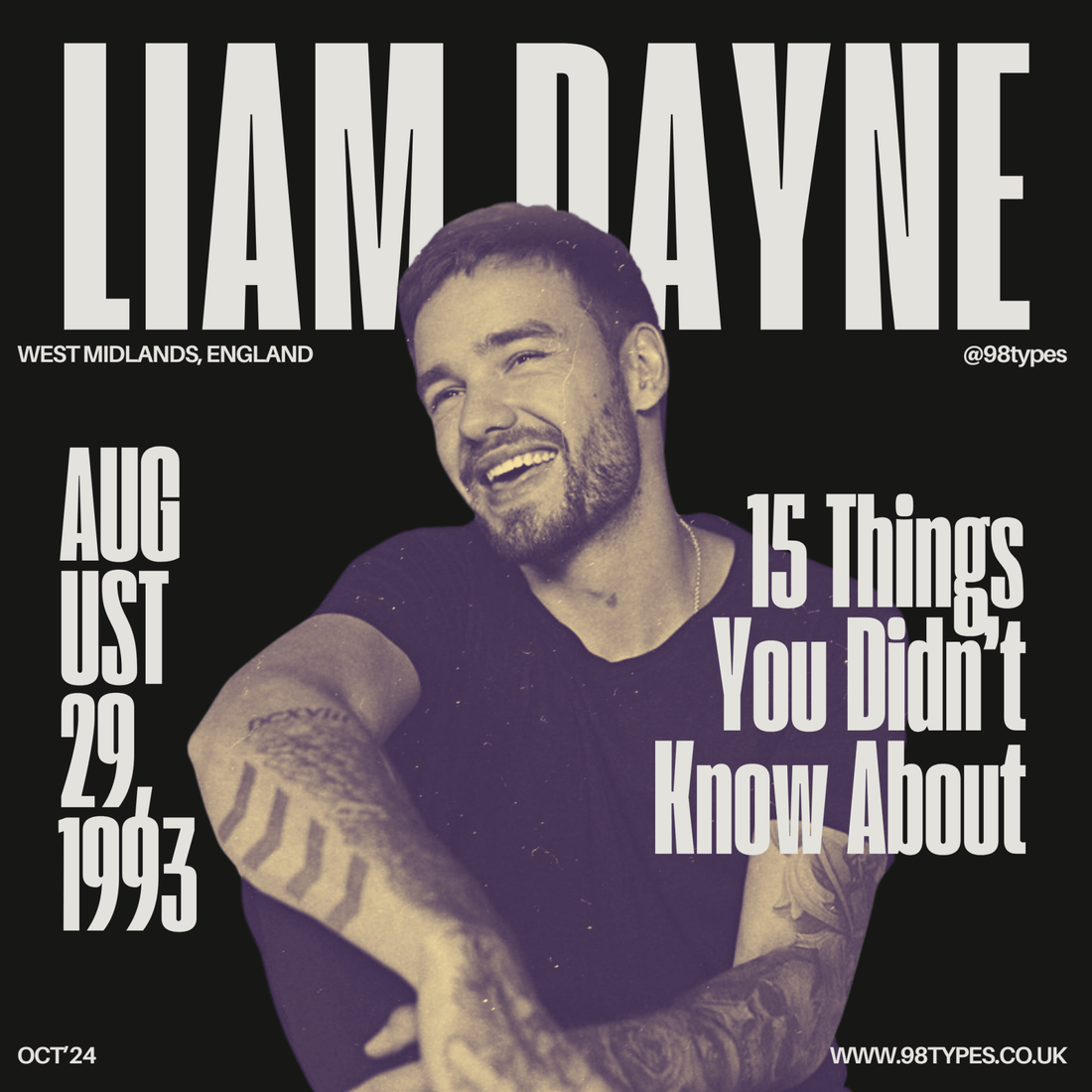 15 Things You Didn’t Know About Liam Payne - 98 Types Studio