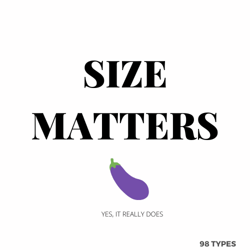 Does a girls care about size? - 98 Types Studio