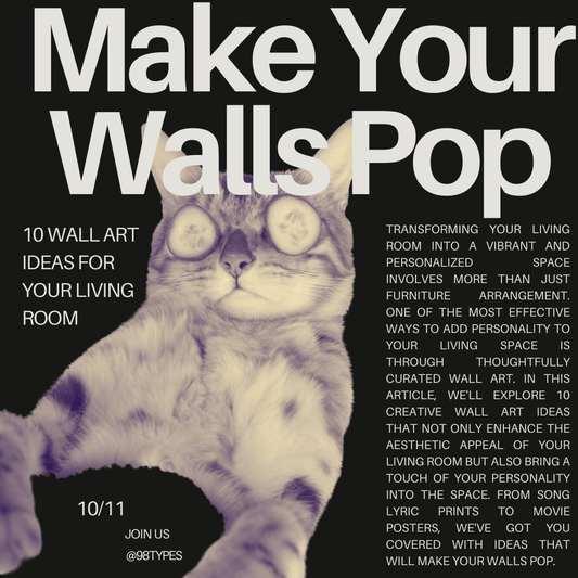 Make Your Walls Pop: 10 Wall Art Ideas for Your Living Room - 98 Types Studio