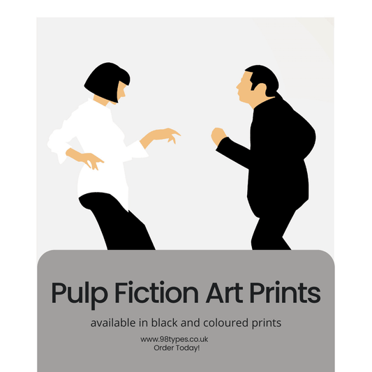 Pulp Fiction Art Prints to Match Any Home's Decor - 98 Types Studio