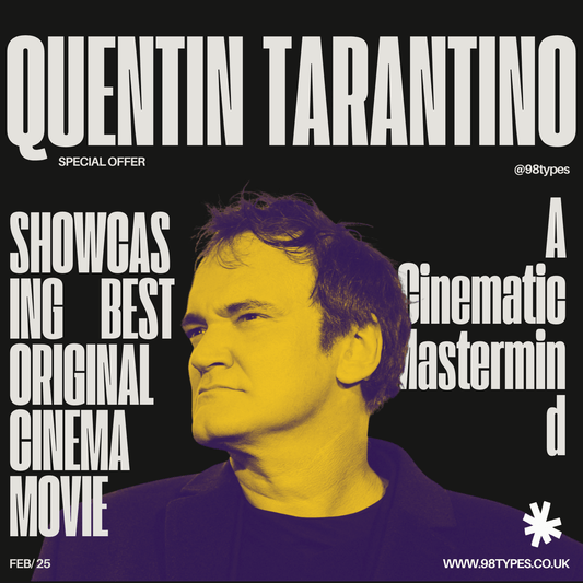 Quentin Tarantino: A Cinematic Mastermind - 98 Types Studio