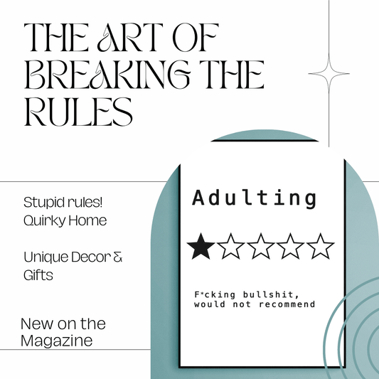 THE ART OF BREAKING THE RULES - 98 Types Studio