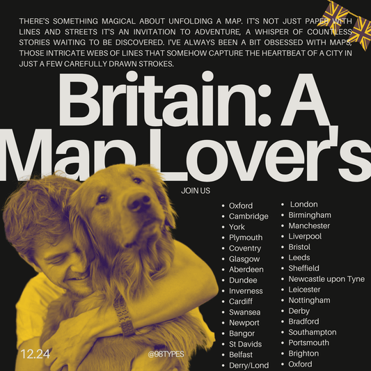 Wandering Through Britain: A Map Lover's Personal Journey - 98 Types Studio