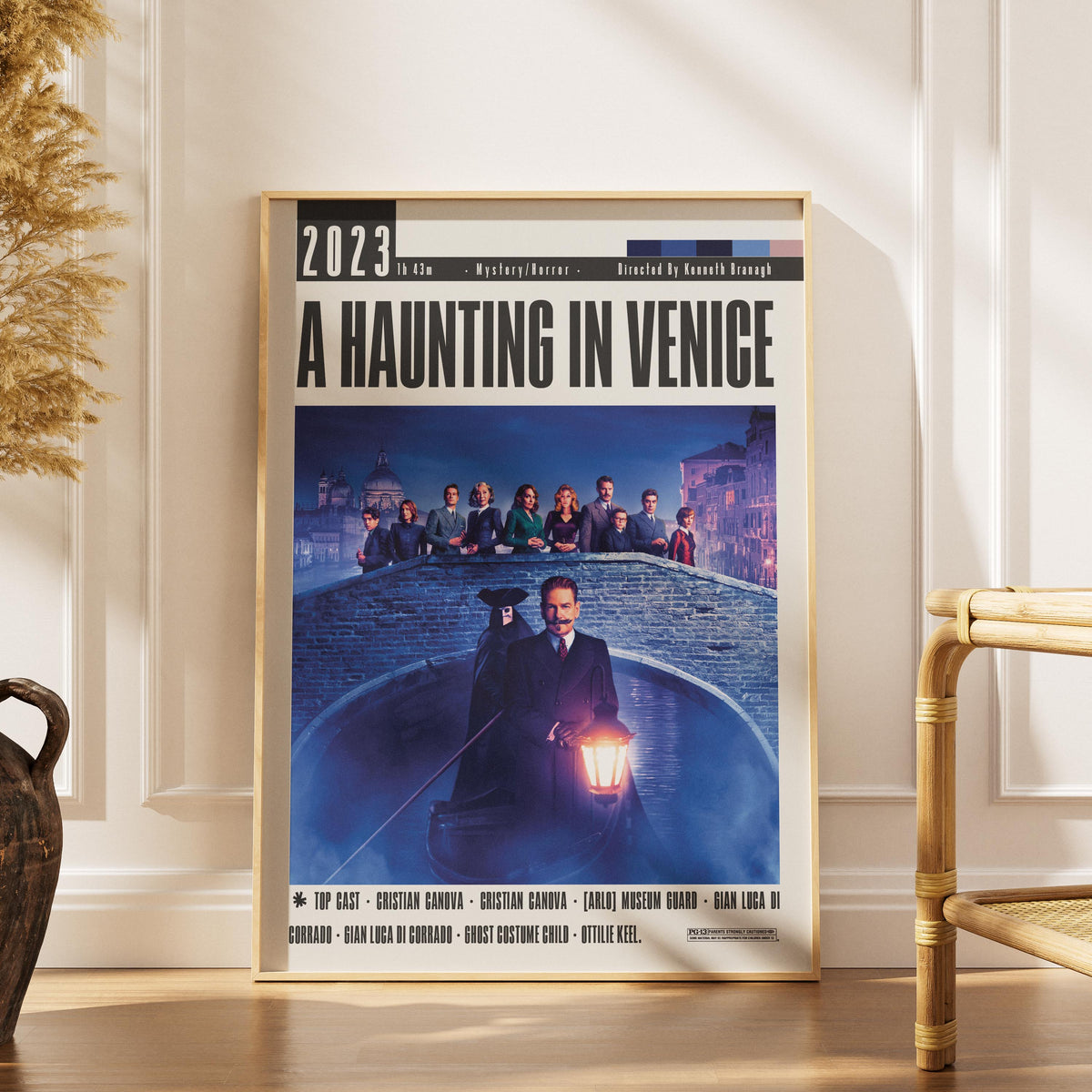 A Haunting in Venice 2023 movie poster art print UK