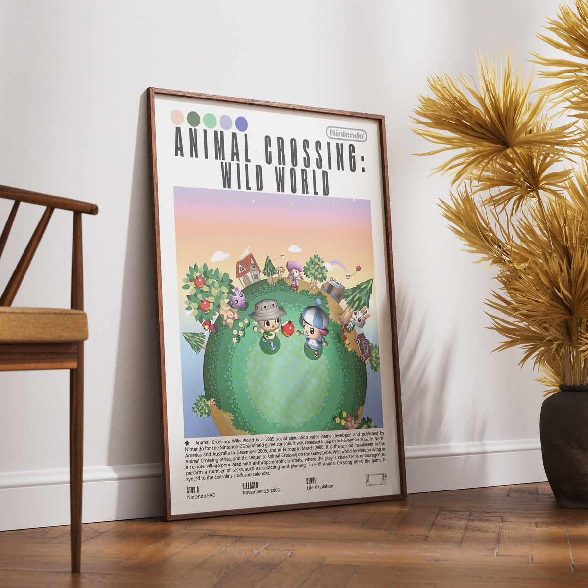 Animal Crossing Wild World Video Games Print