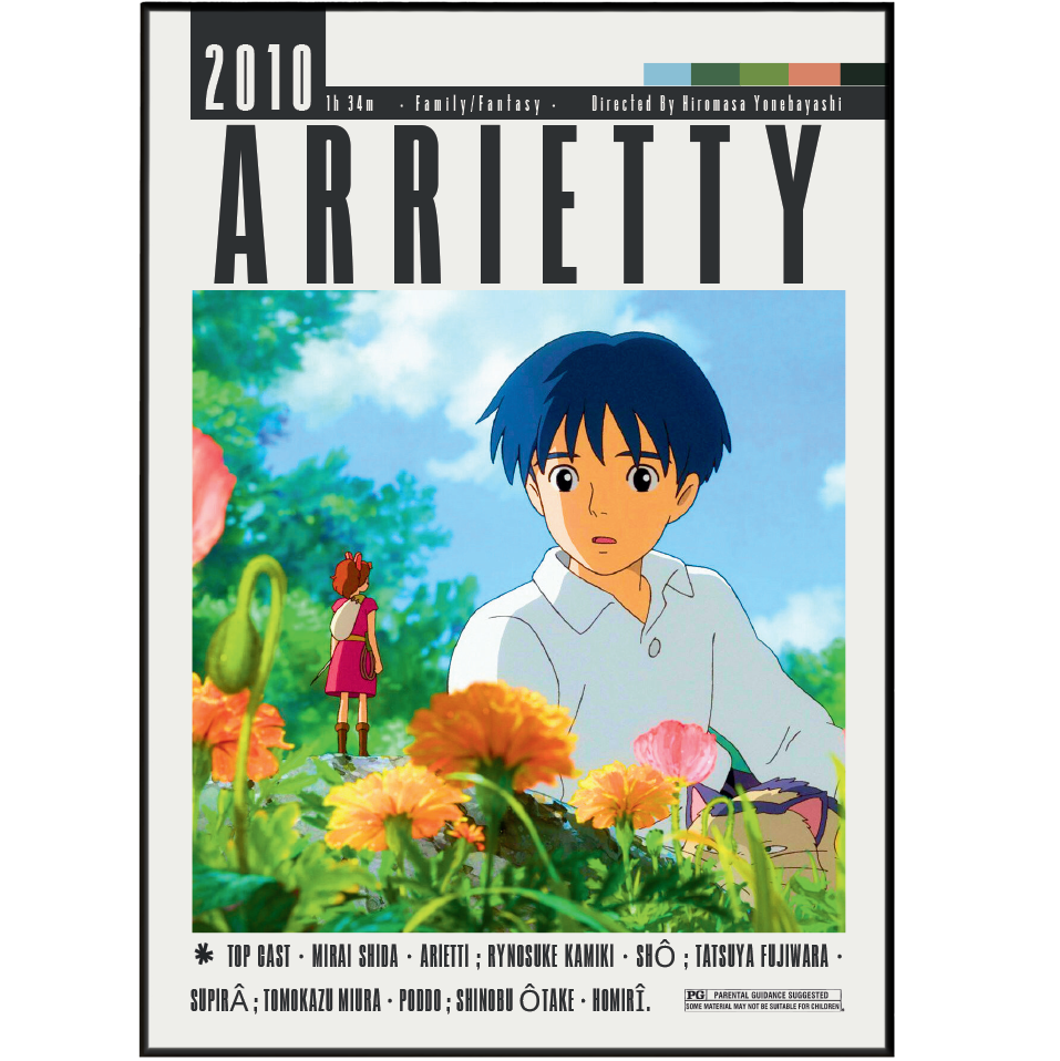 Arrietty (2010) movie poster β design 2 β 98types