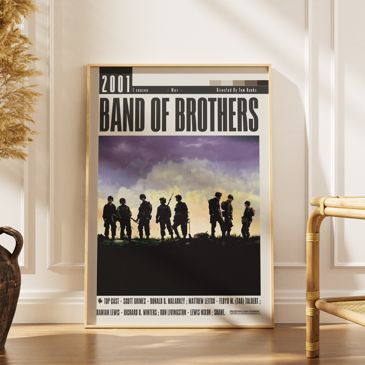Band of Brothers 2001 HBO TV series poster art print UK