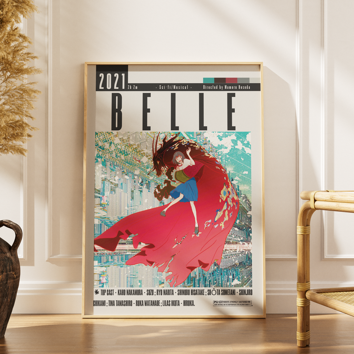 Belle (2021) movie poster – design 2 – 98types