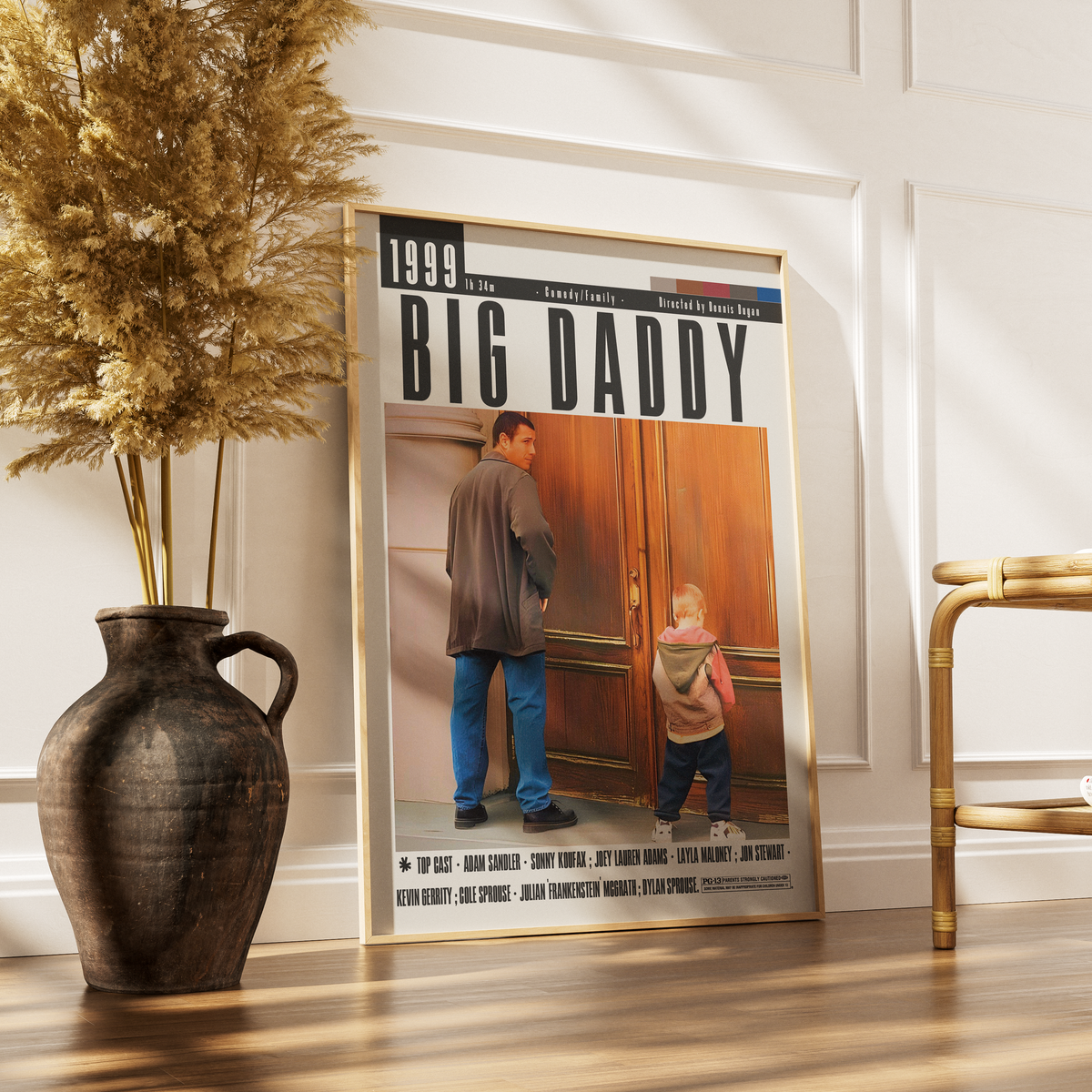 Big Daddy (1999) Comedy Film Poster poster by 98 Types – view 3