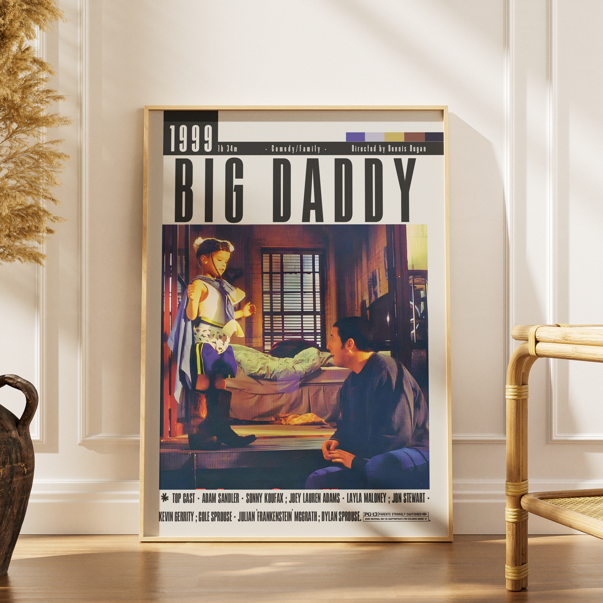 Big Daddy (1999) Comedy Film Poster poster by 98 Types – view 6