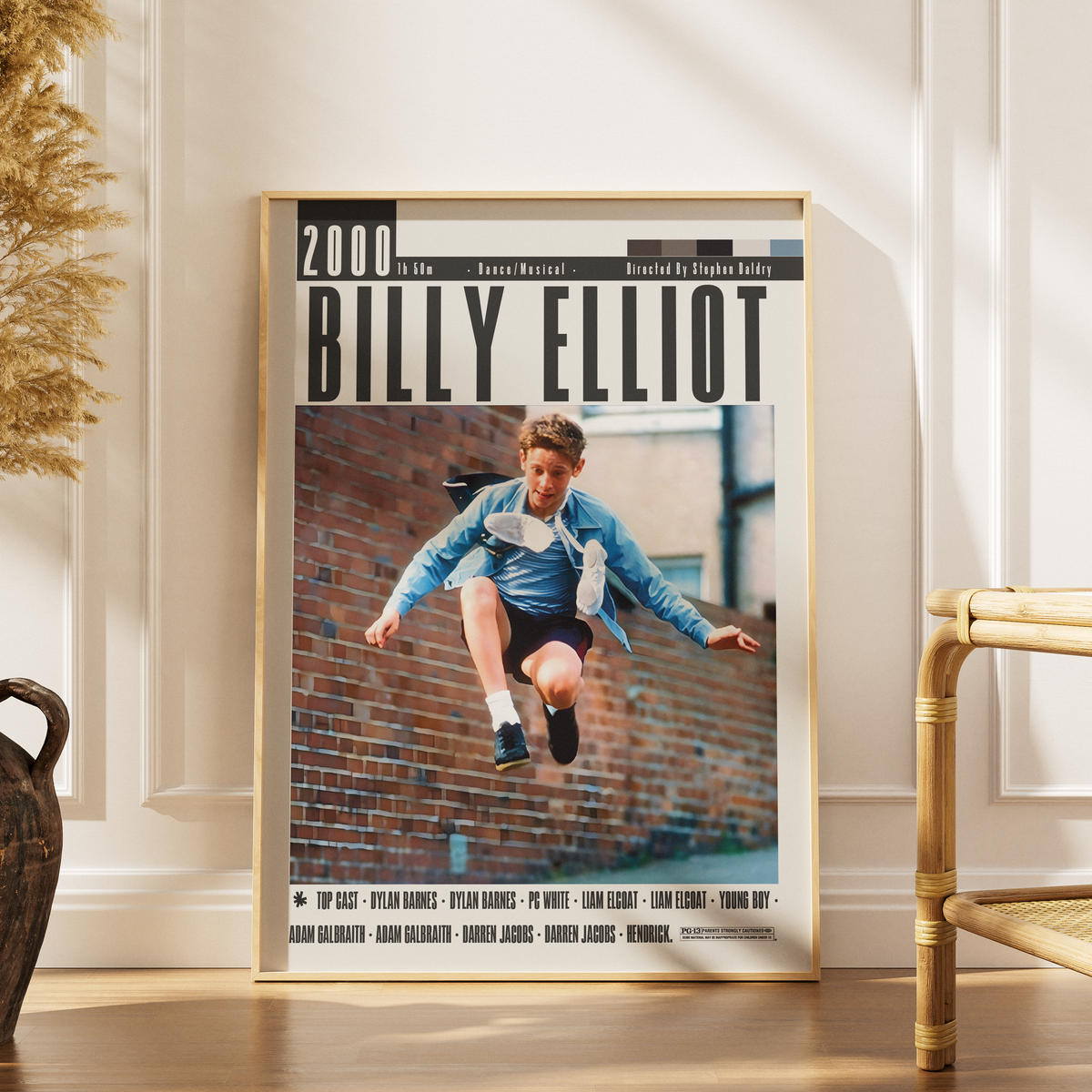 Billy Elliot (2000) Film Poster | Stephen Daldry | Minimalist Wall Art Print UK