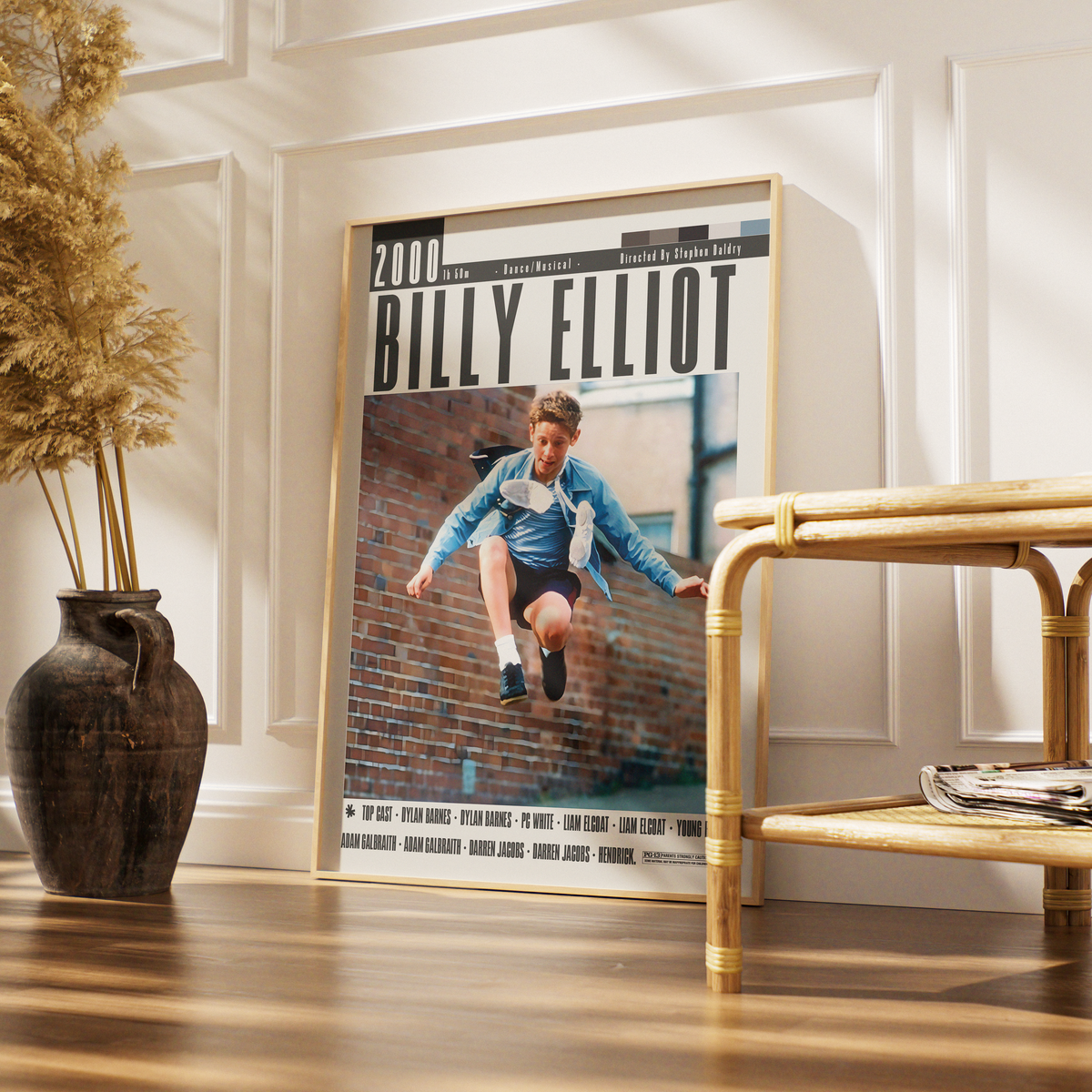Billy Elliot (2000) Film Poster | Stephen Daldry | Minimalist Wall Art Print UK