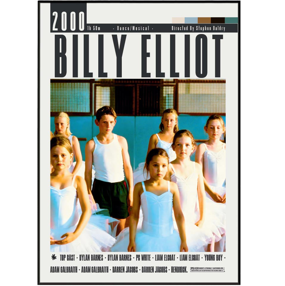 Billy Elliot movie poster – design 3 – 98types