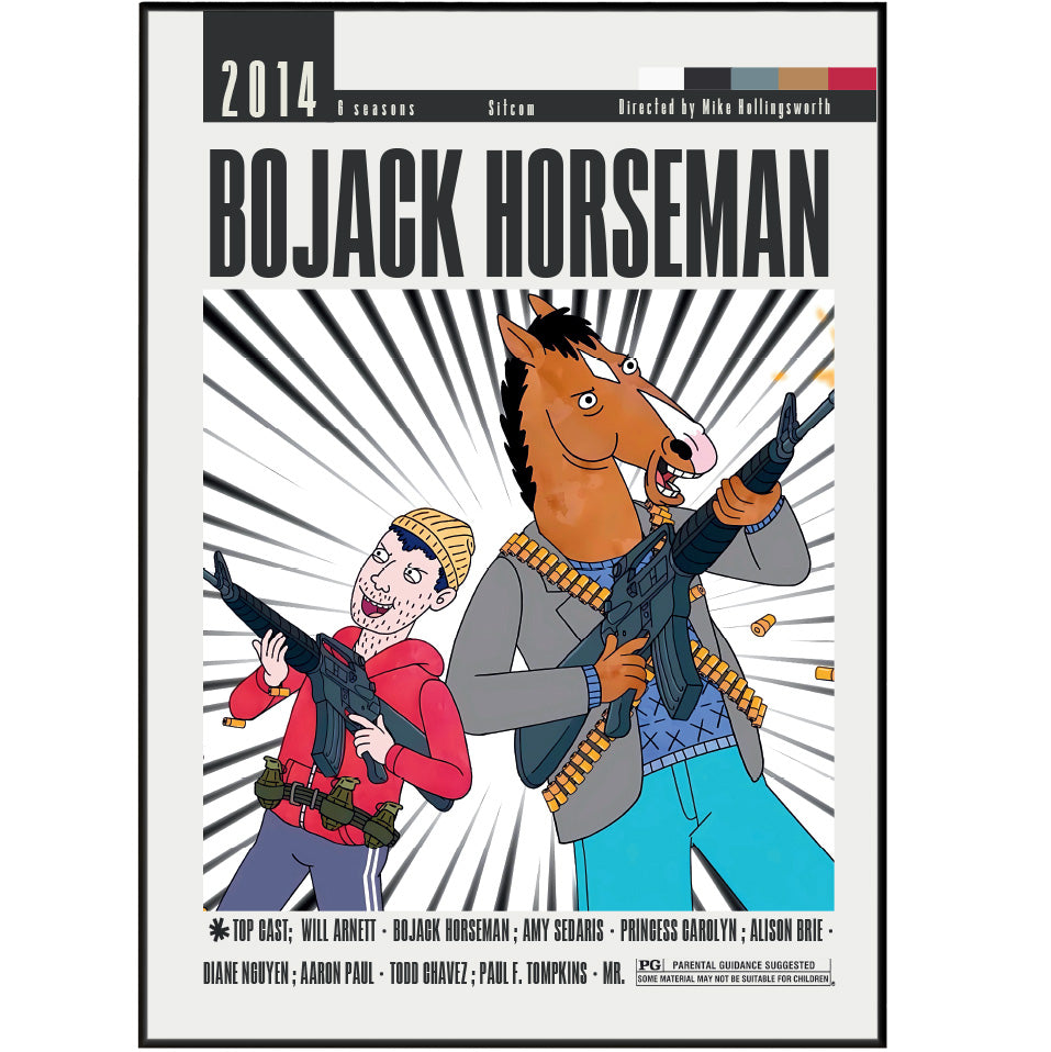 BoJack Horseman Tv Serie Posters