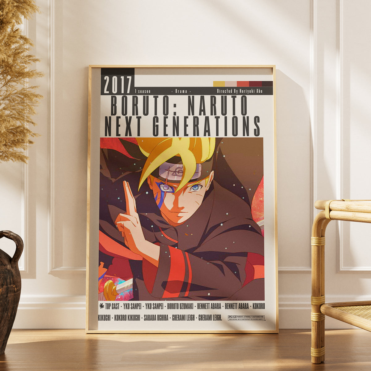 Boruto: Naruto Next Generations (2017) Anime movie poster – design 3 – 98types