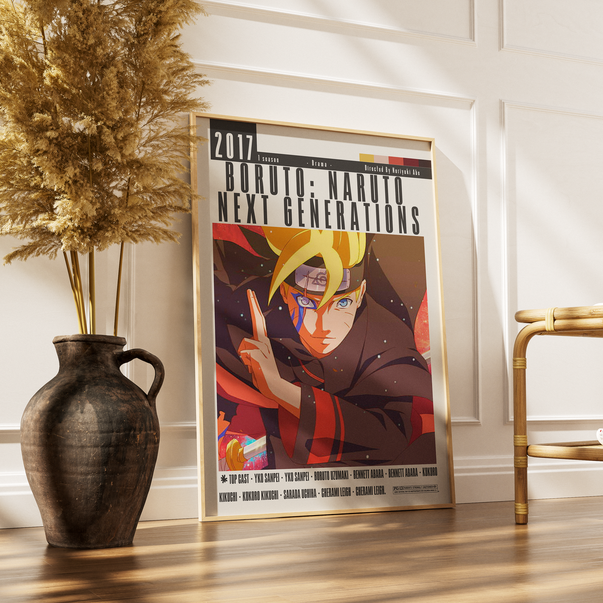 Boruto: Naruto Next Generations (2017) Anime movie poster – design 3 – 98types