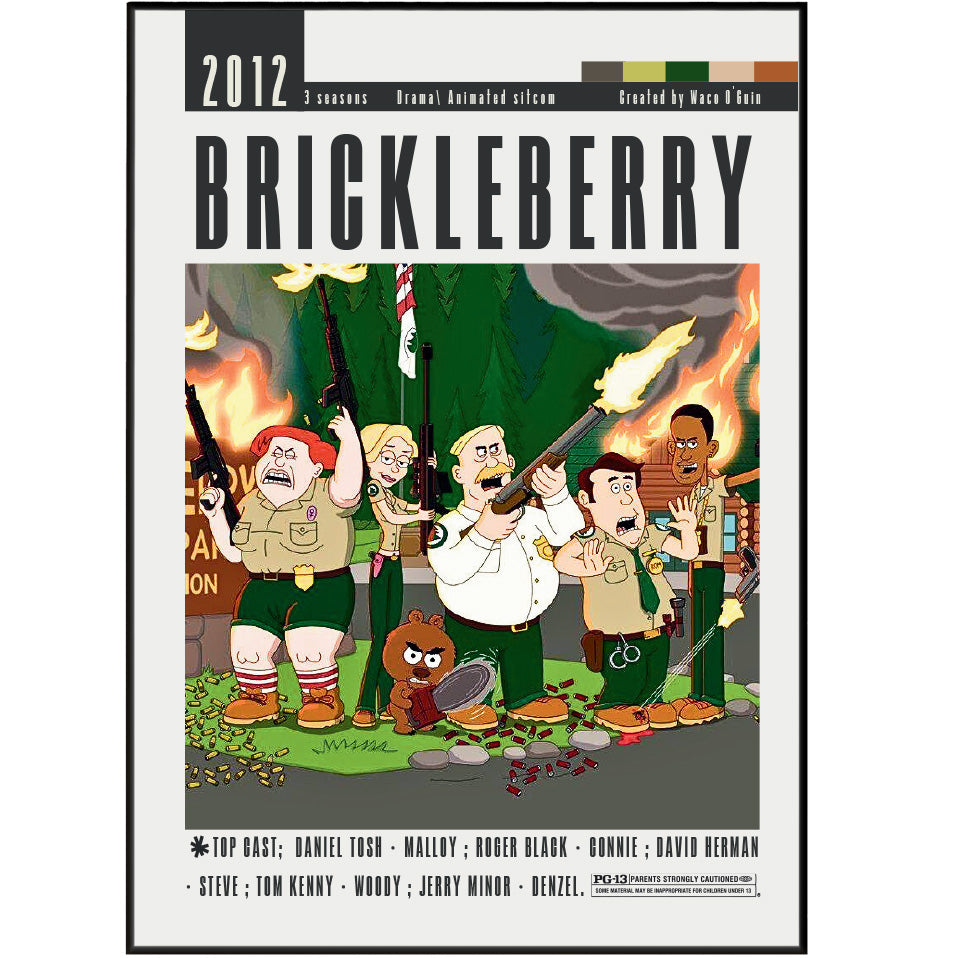 Brickleberry Tv Serie Posters