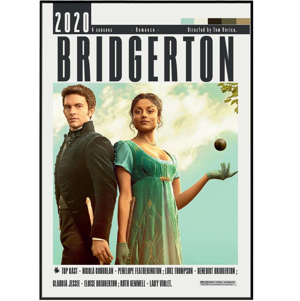 Bridgerton (2020) TV Show Poster | Netflix Wall Art Print UK