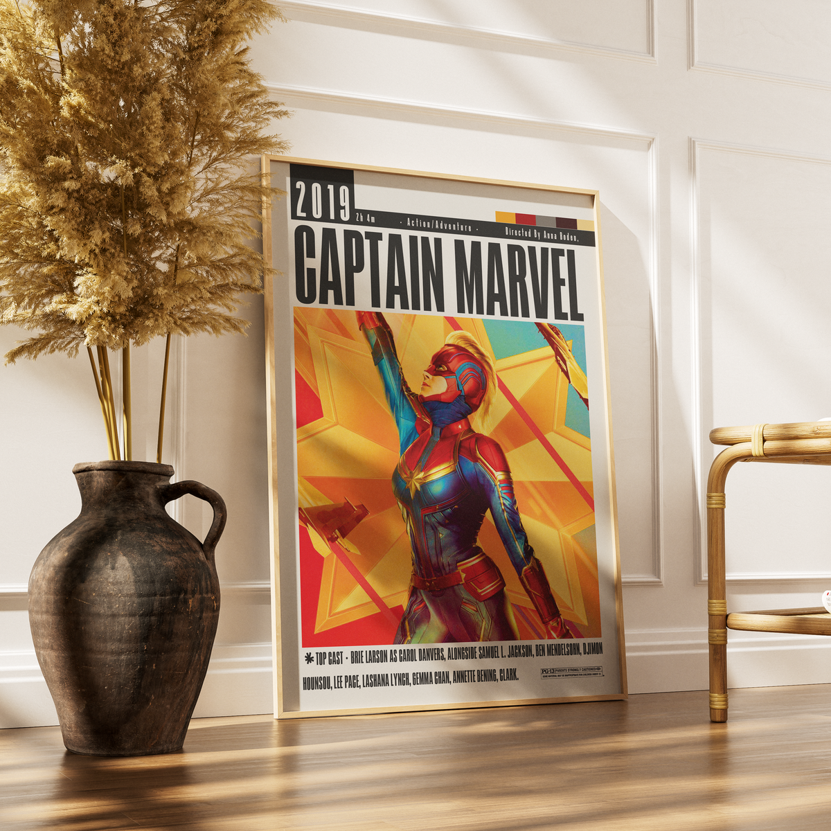 Captain Marvel (2019) Film Poster poster print, view 3 – 98types