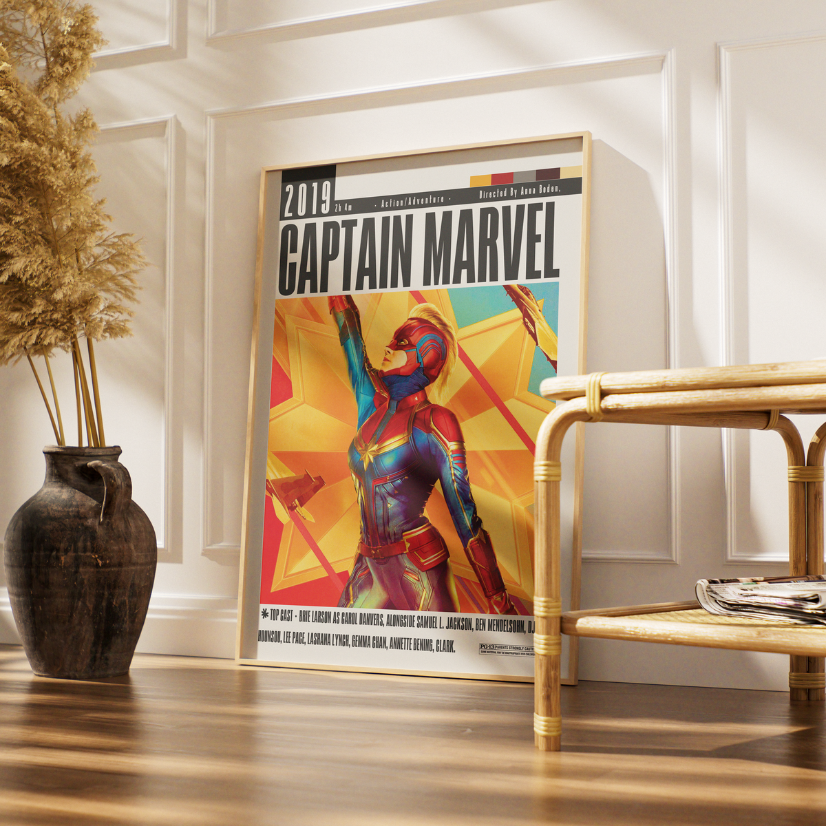 Captain Marvel (2019) Film Poster poster print, view 4 – 98types