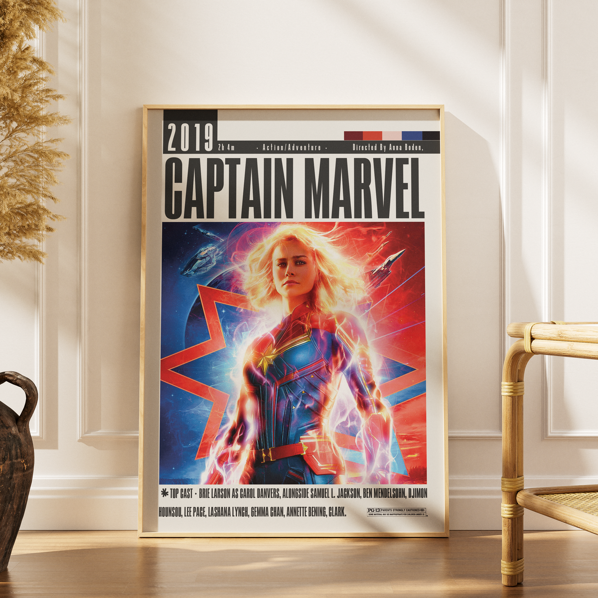 Captain Marvel (2019) Film Poster poster by 98 Types – view 7