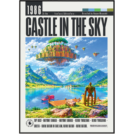 Castle in the Sky (1986) Film Poster UK poster print, view 2 – 98types