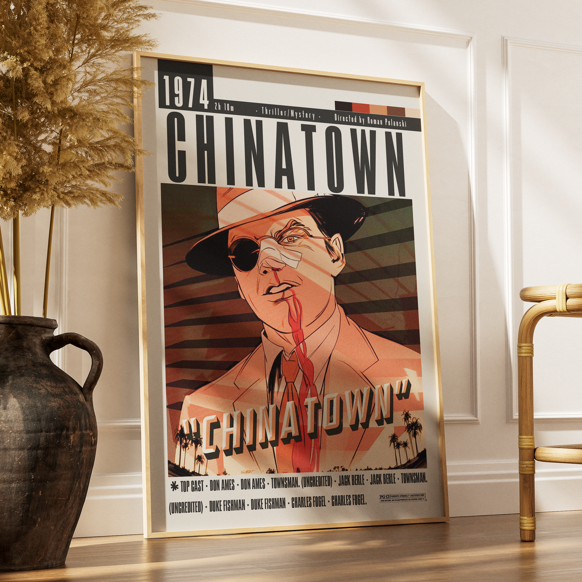 Chinatown (1974) Film Poster poster by 98 Types – view 3