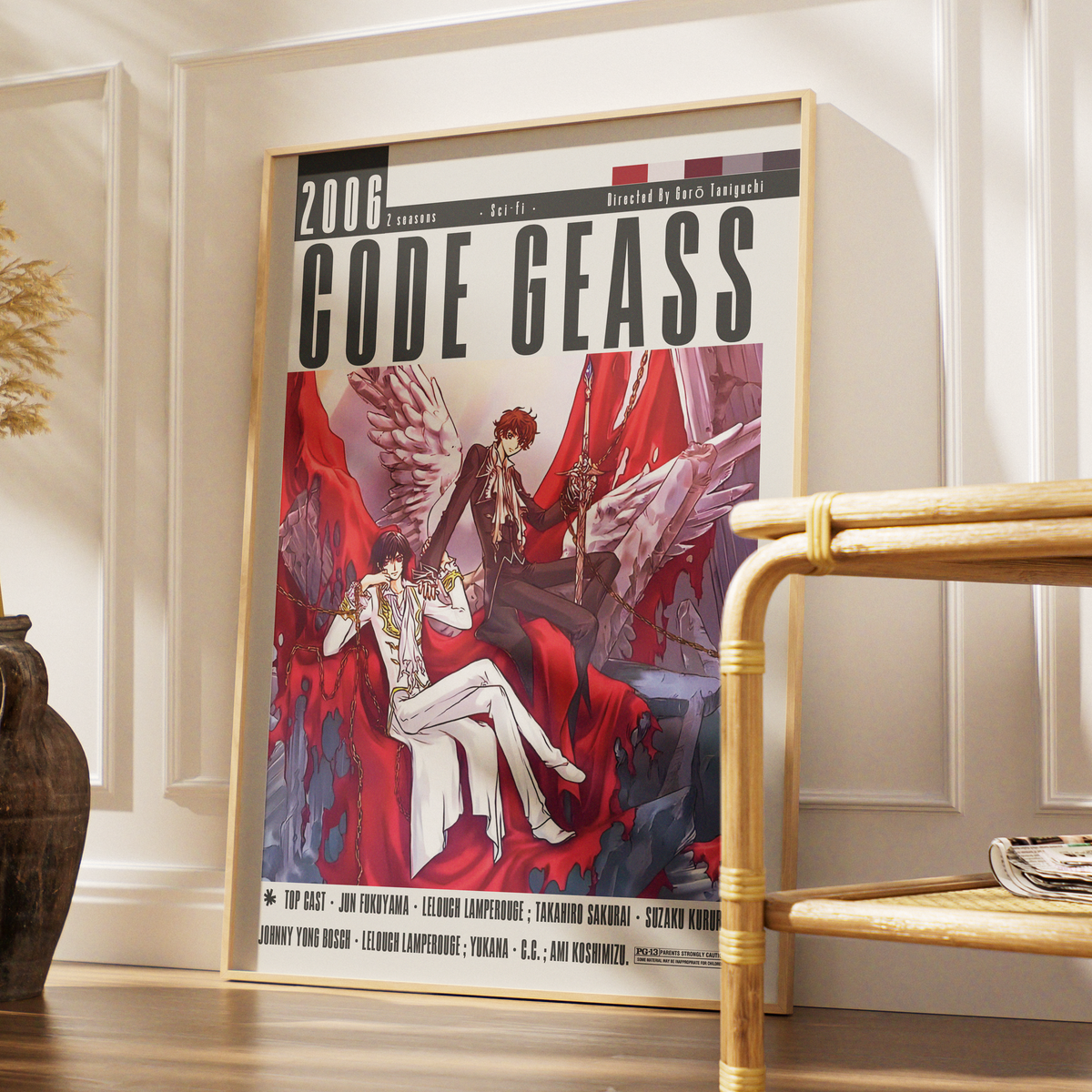 Code Geass 2006 anime series poster — Lelouch vi Britannia wall art print UK