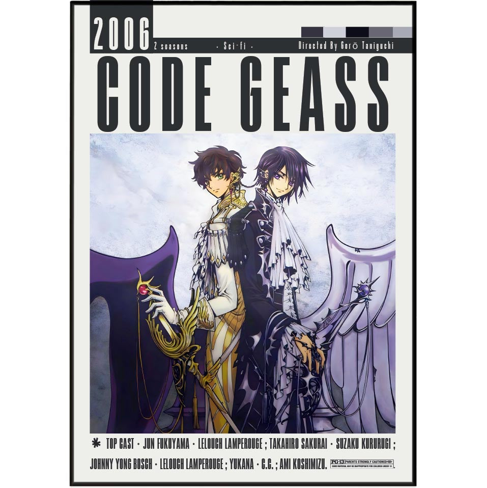 Code Geass (2006) Anime Posters - 98 Types Studio