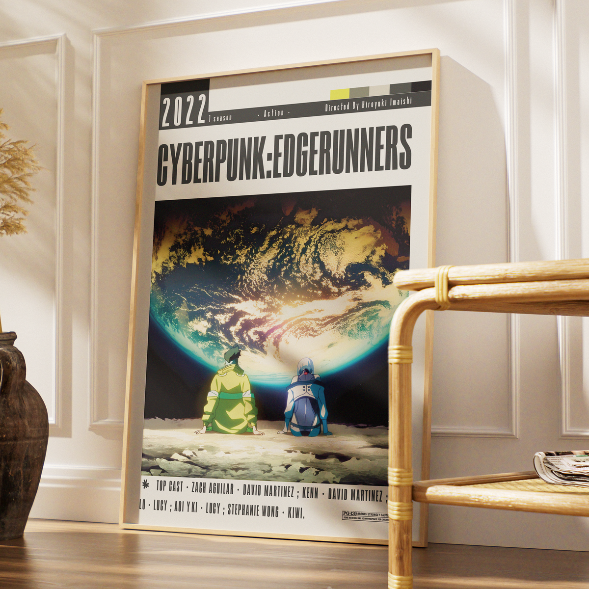 Cyberpunk Edgerunners anime poster art print UK
