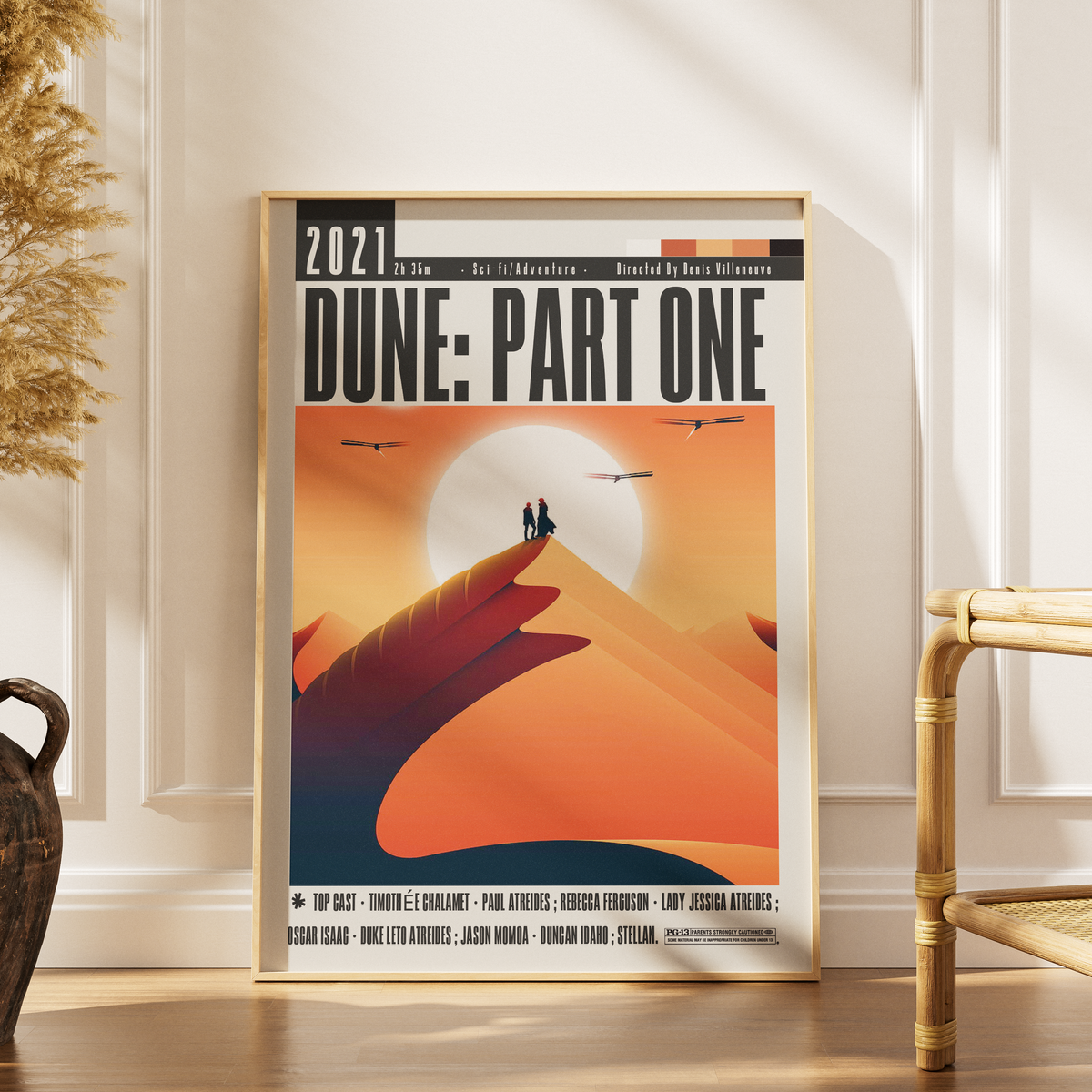Dune: Part One (2021) Sci-Fi movie poster – design 2 – 98types