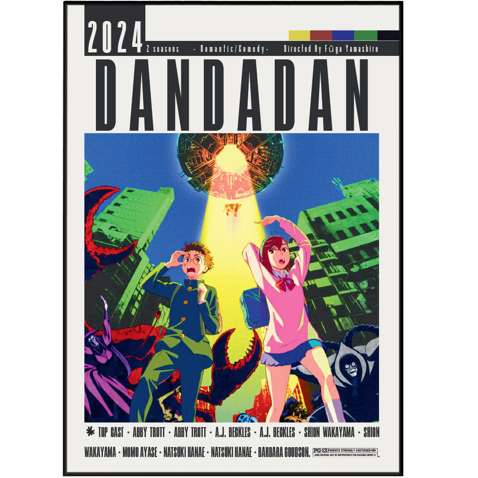 Dandadan (2024) Anime movie poster – design 2 – 98types
