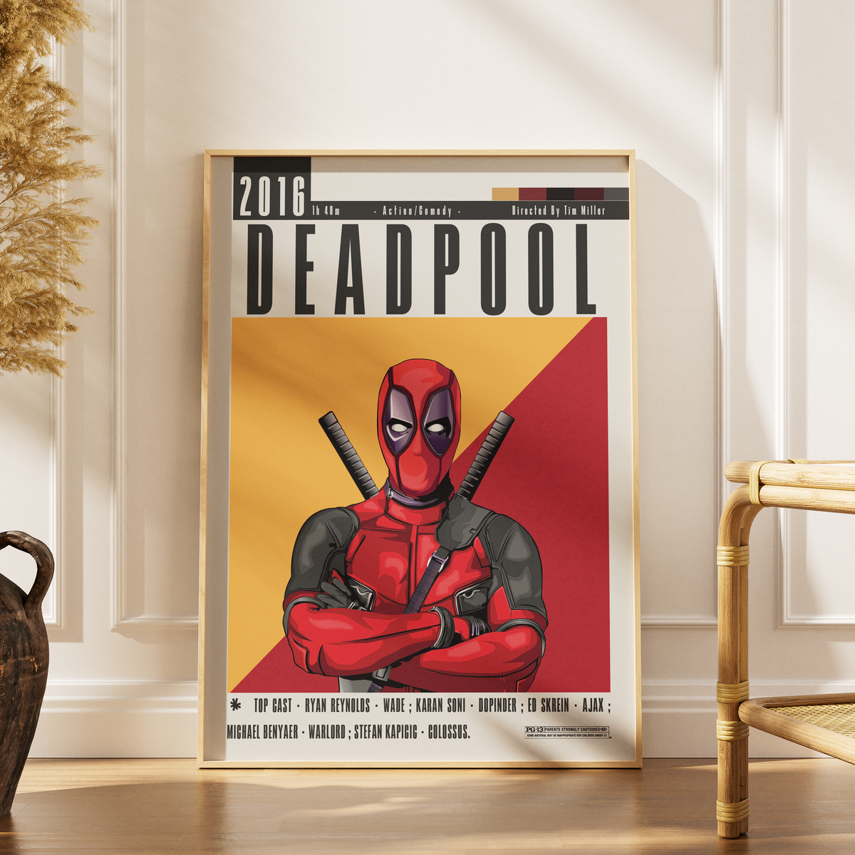 Deadpool (2016) Comedy Sci-Fi movie poster – design 2 – 98types