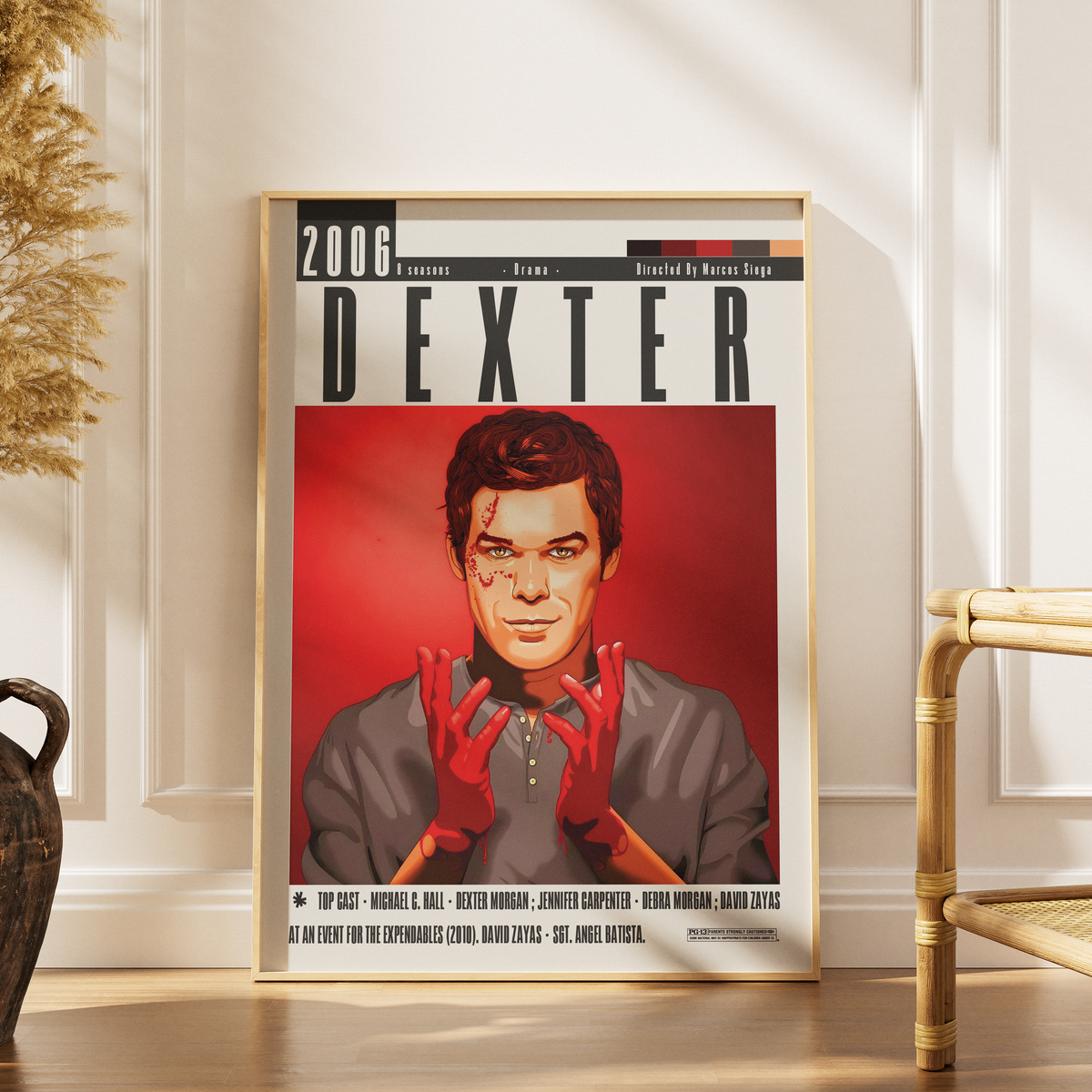 Dexter 2006 TV series poster art print UK