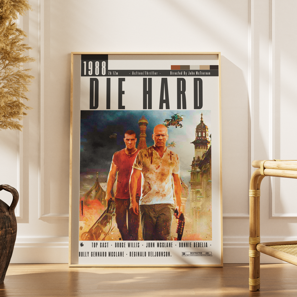 Die Hard (1988) movie poster – design 2 – 98types