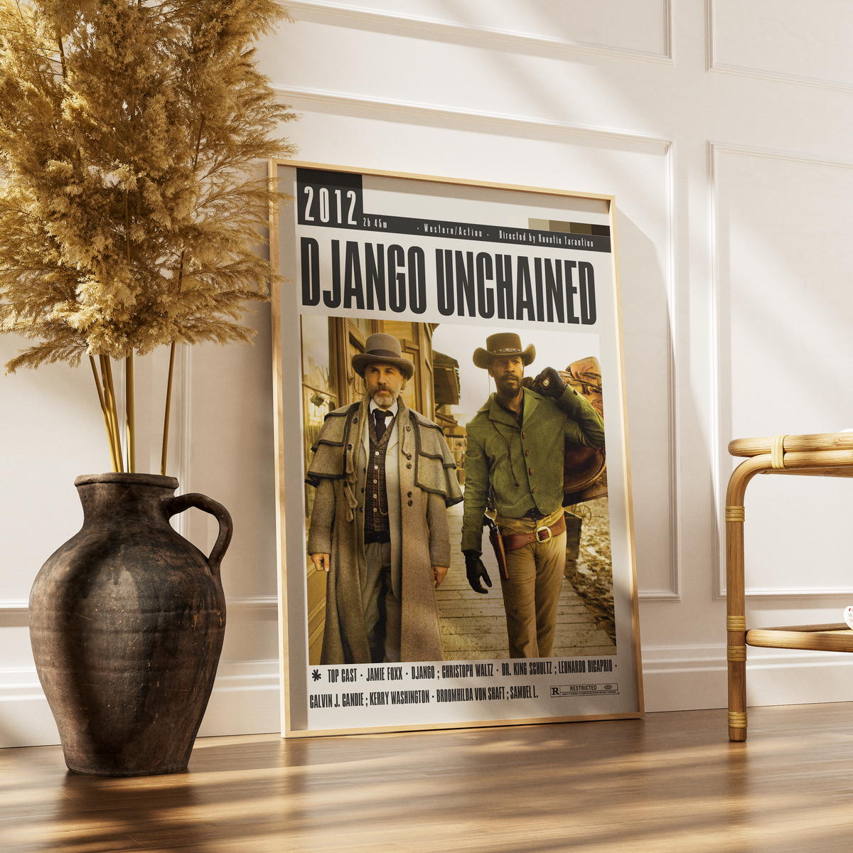 Django Unchained (2012) Film Poster Print poster by 98 Types – view 7