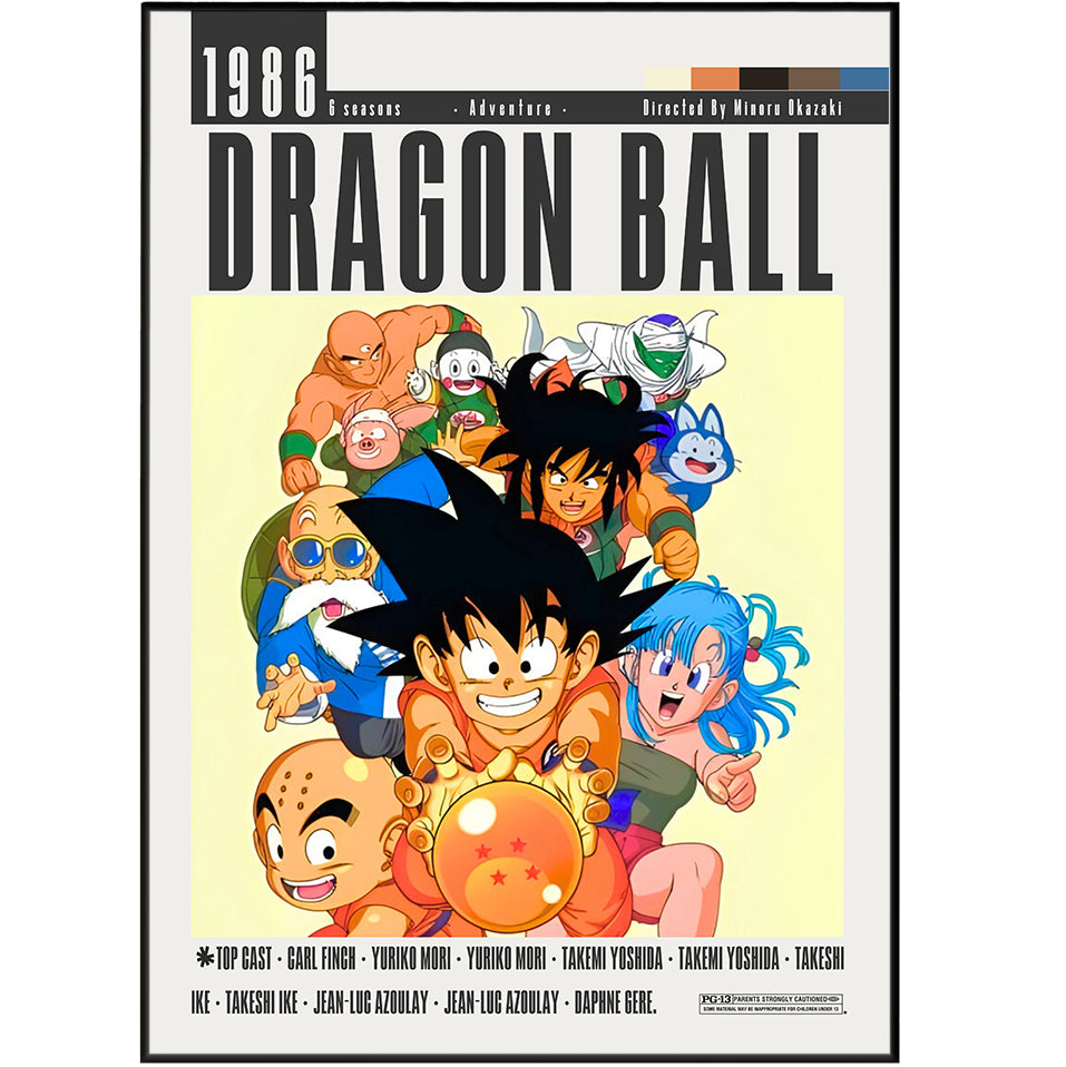 Dragon Ball (1986) Anime Poster - 98 Types Studio