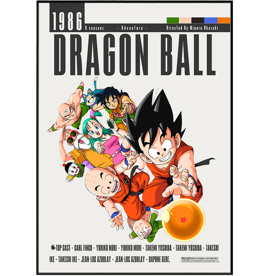 Dragon Ball (1986) Anime movie poster – design 2 – 98types