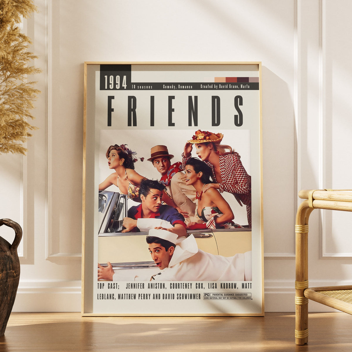Friends (1994–2004) TV Show poster – additional design – 98types