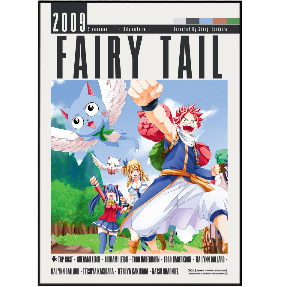 Fairy Tail (2009) Anime movie poster – design 3 – 98types