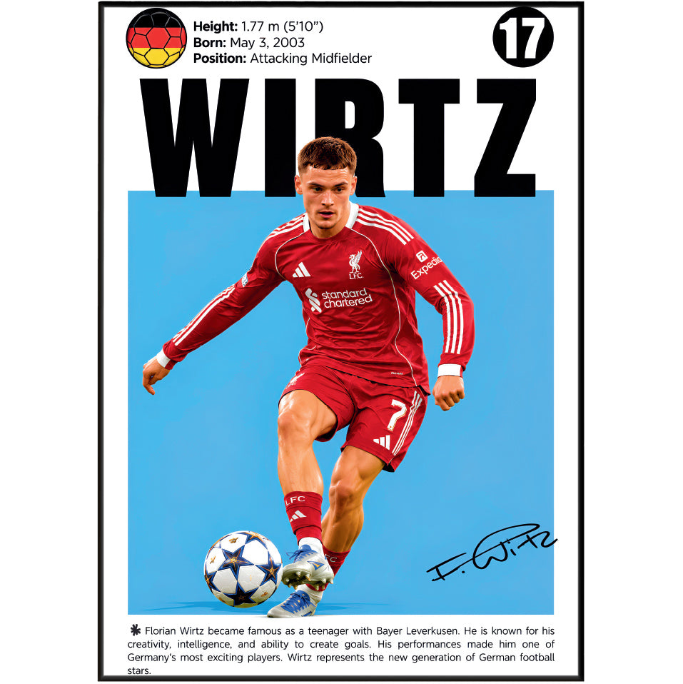Florian Wirtz Poster poster print UK – 98types