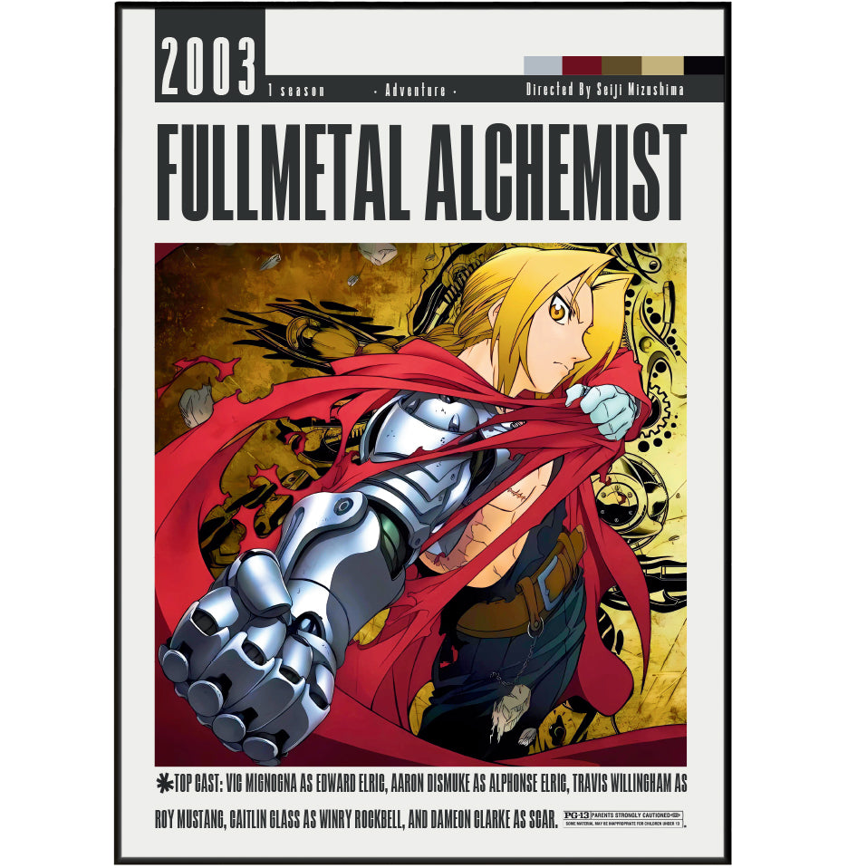 Fullmetal Alchemist Film Posters