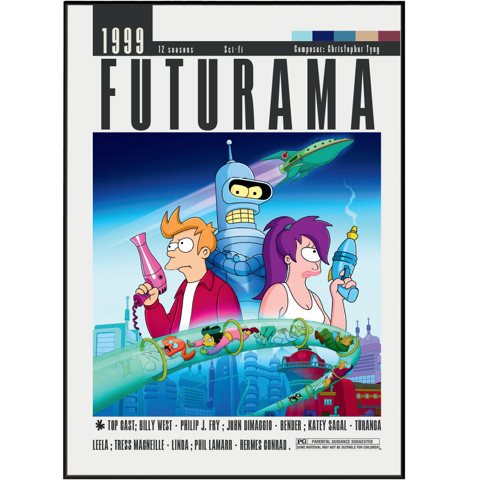 Futurama Tv Serie Posters