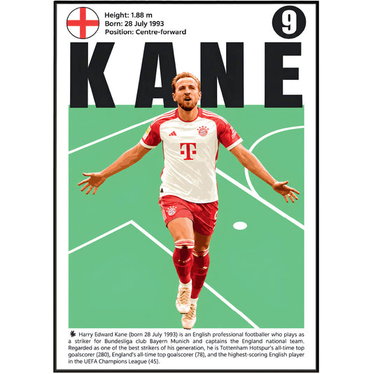 Harry Kane Poster poster print, view 2 – 98types