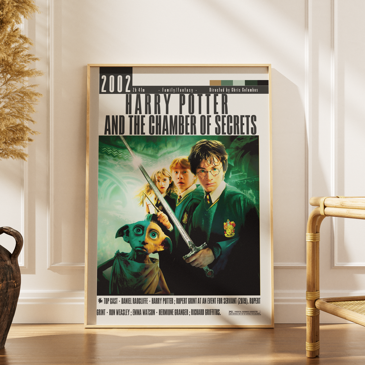 Harry Potter and the Chamber of Secrets (2002) Film Poster poster by 98 Types – view 6