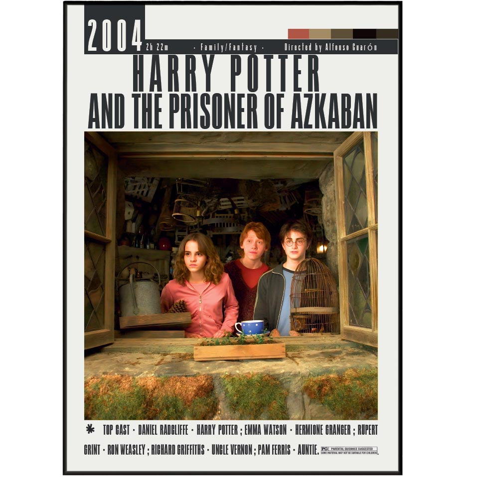 Harry Potter and the Prisoner of Azkaban movie poster – design 2 – 98types