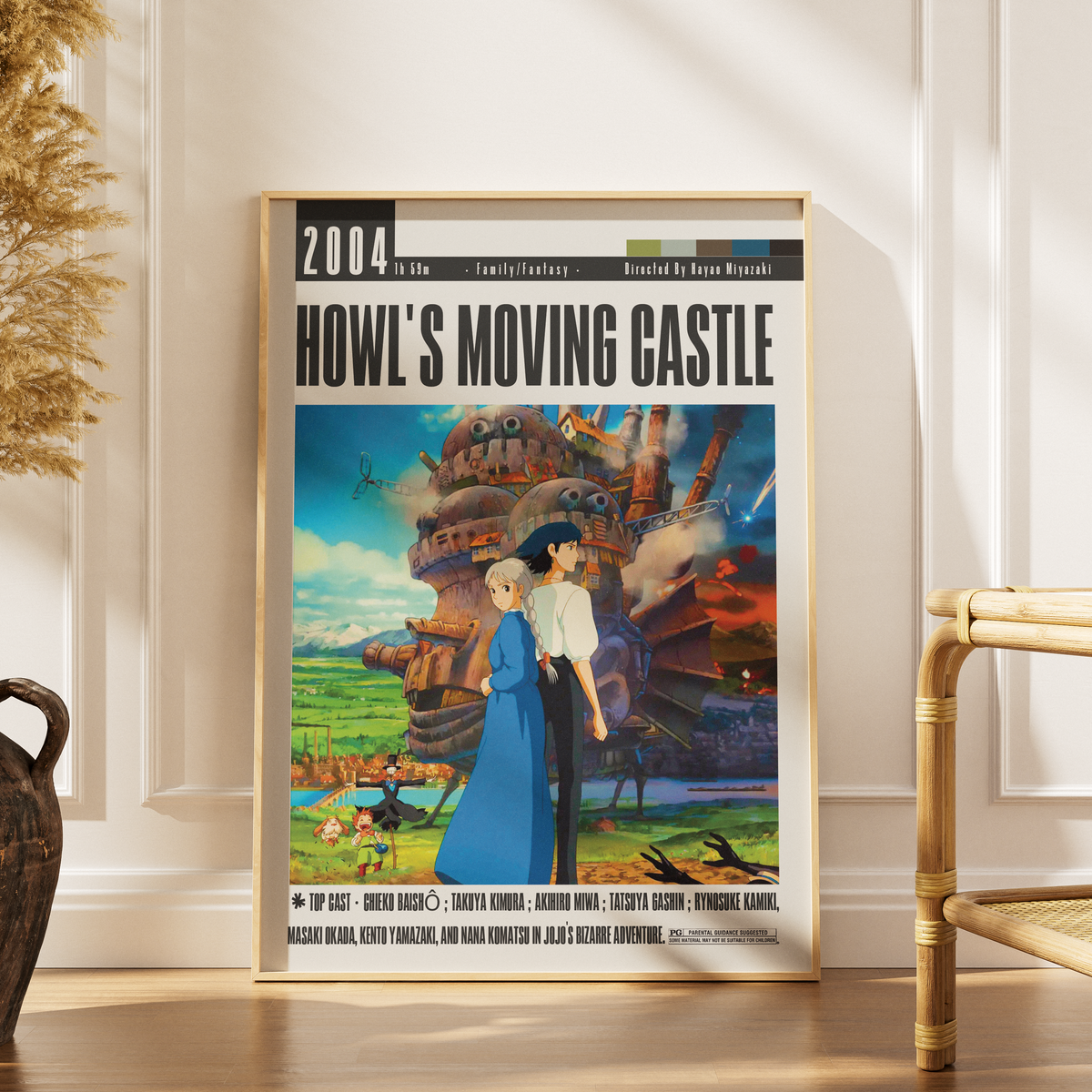 Howl's Moving Castle (2004) Film Poster UK poster – additional design – 98types
