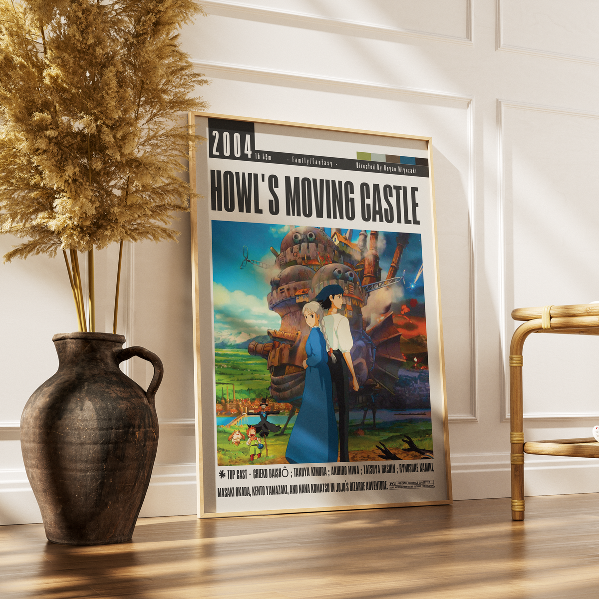 Howl's Moving Castle (2004) Film Poster UK poster – additional design – 98types
