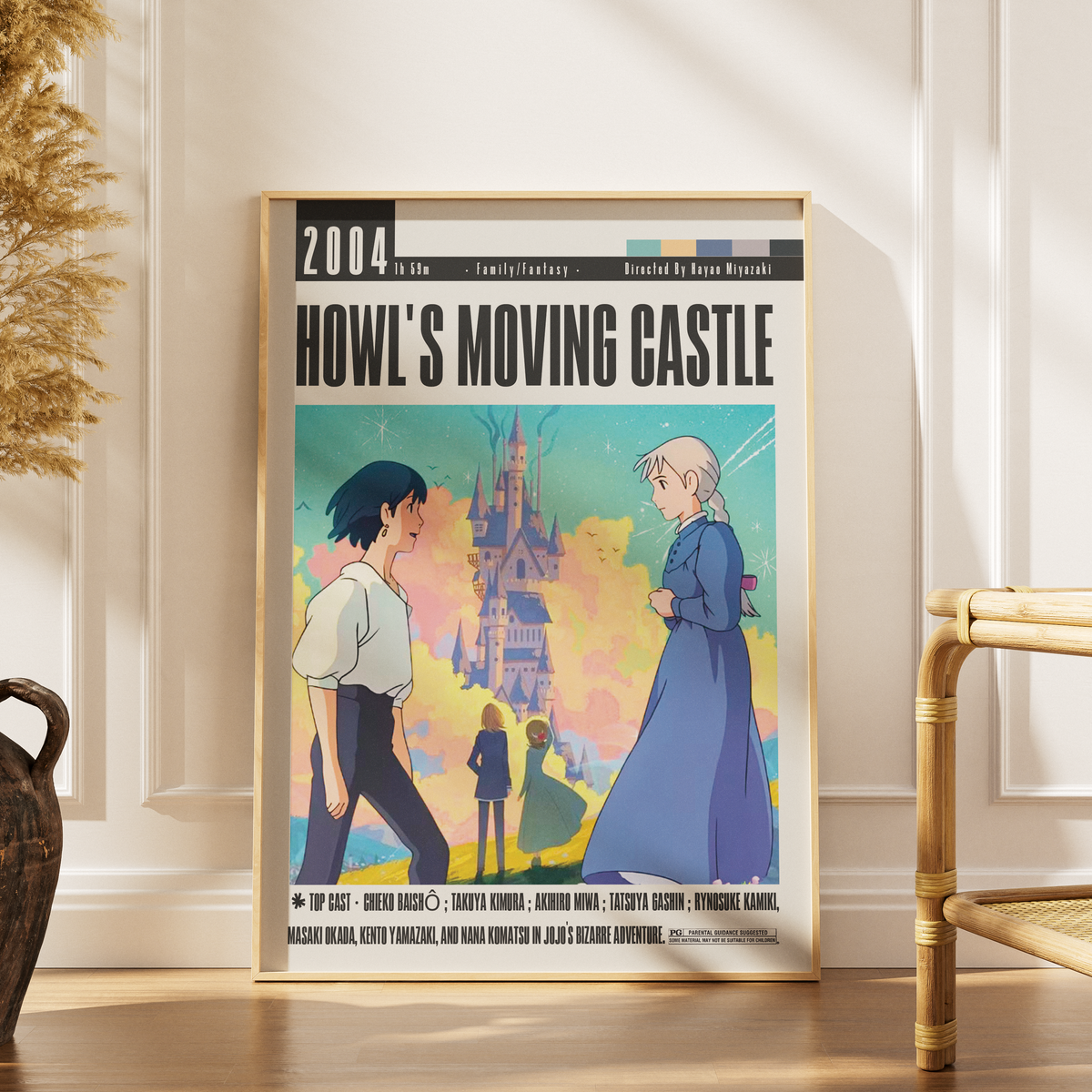 Howl's Moving Castle (2004) Film Poster UK poster – additional design – 98types